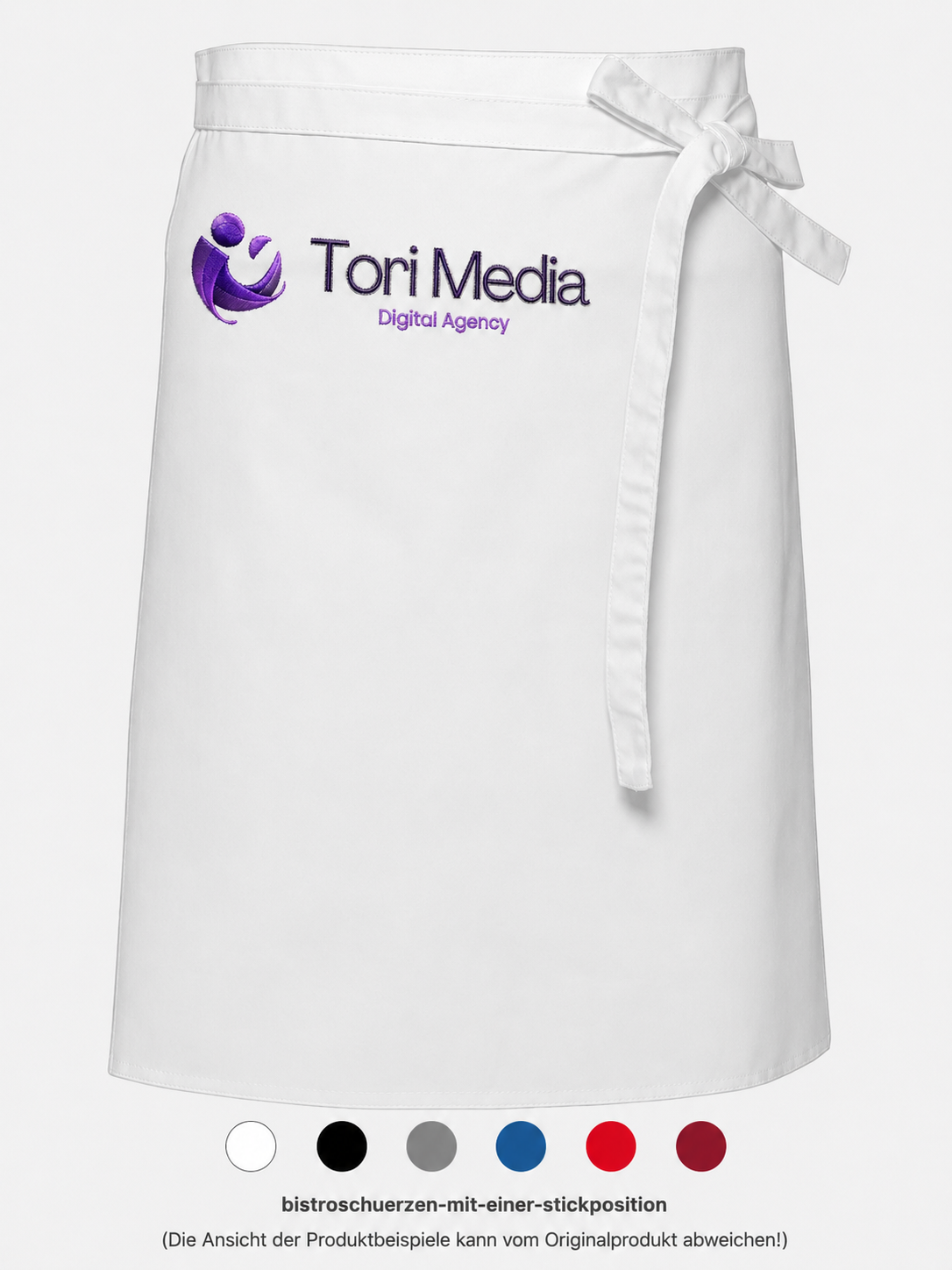Bistroschürzen mit EINER Stickposition